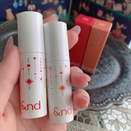 アンドバイロムアンド グラッシーボムティント/&nd by rom&nd/リップティントを使ったクチコミ(7枚目)