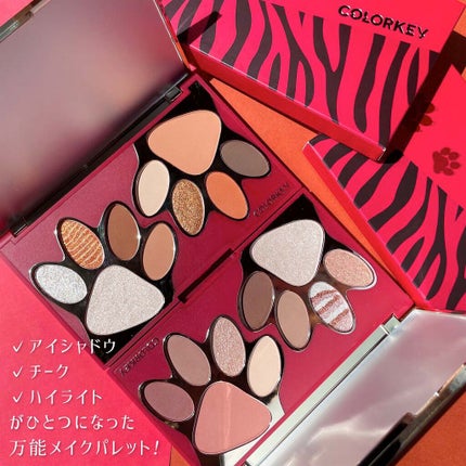 トラ十色アイシャドウパレット/COLORKEY/アイシャドウパレットを使ったクチコミ(10枚目)