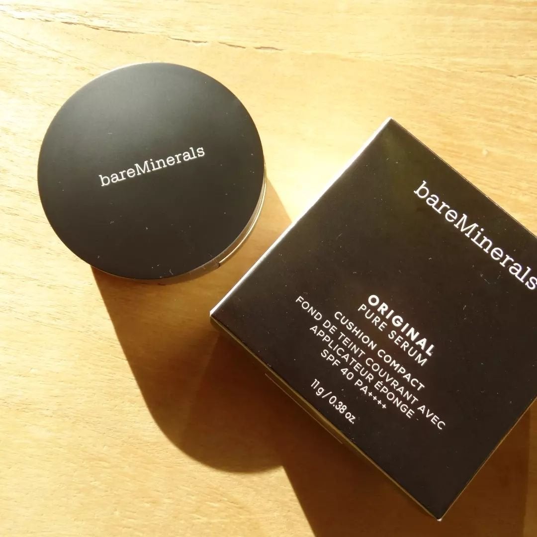 オリジナル ピュア セラム カバーアップ クッション/bareMinerals/クッションファンデーションを使ったクチコミ(2枚目)