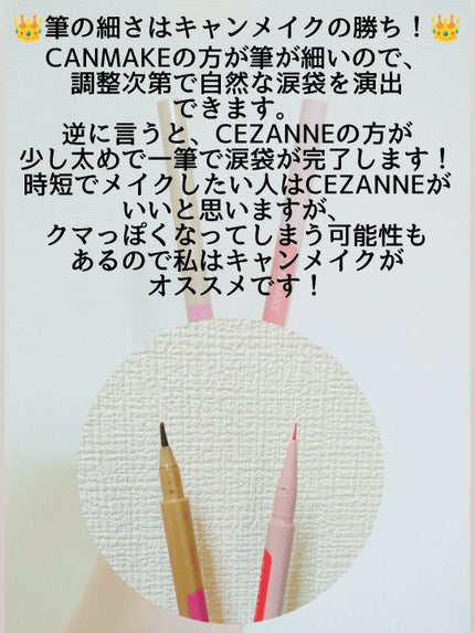 描くふたえアイライナー/CEZANNE/リキッドアイライナーを使ったクチコミ(2枚目)