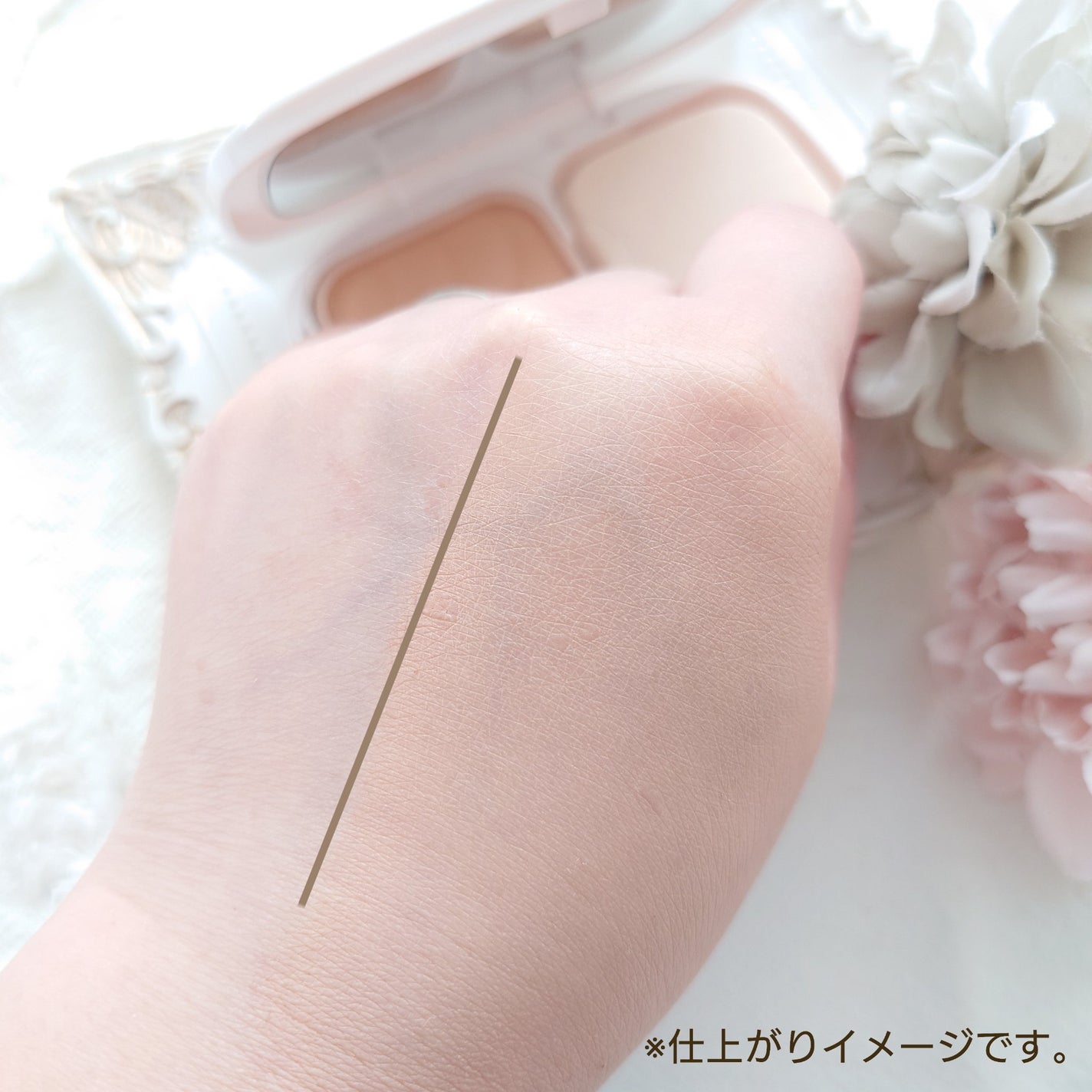 パウダーファンデーション/media luxe/パウダーファンデーションを使ったクチコミ(4枚目)