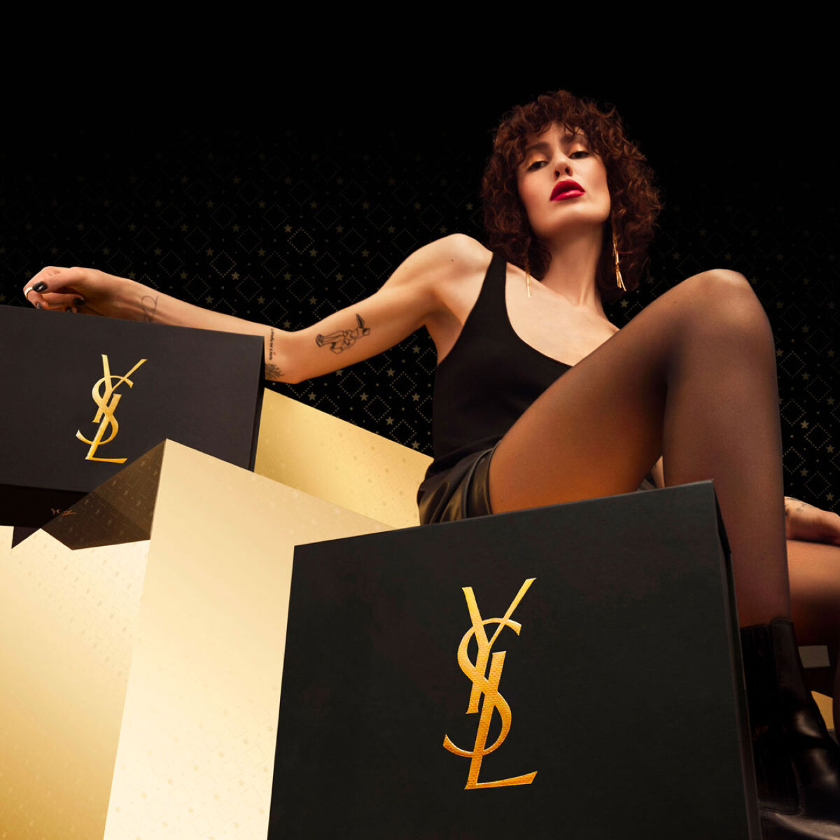 ルージュ ヴォリュプテ シャイン/YVES SAINT LAURENT BEAUTE/口紅を使ったクチコミ（1枚目）