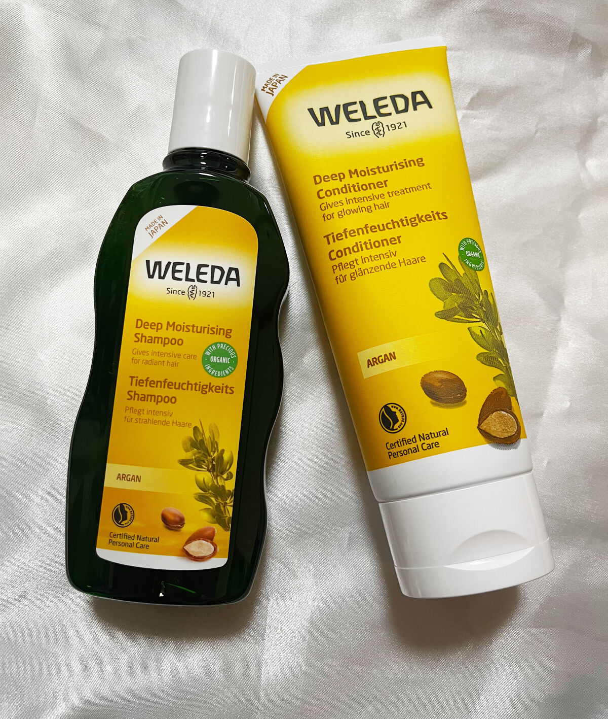 アルガン ヘアシャンプー／ヘアコンディショナー コンディショナー/WELEDA/市販シャンプーを使ったクチコミ（1枚目）