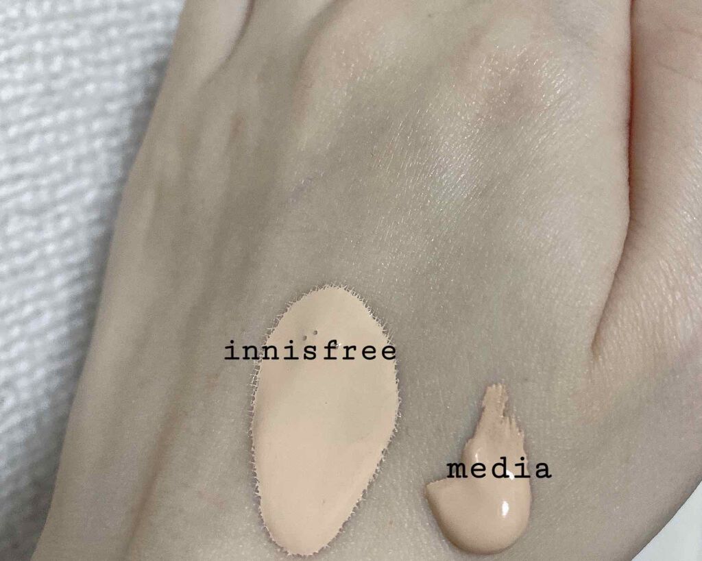 マイファンデーション/innisfree/リキッドファンデーションを使ったクチコミ（2枚目）