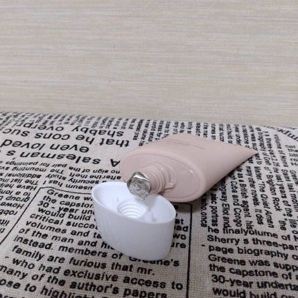 3番 ノーファンデ陶器肌トーンアップクリーム/numbuzin/化粧下地を使ったクチコミ(2枚目)