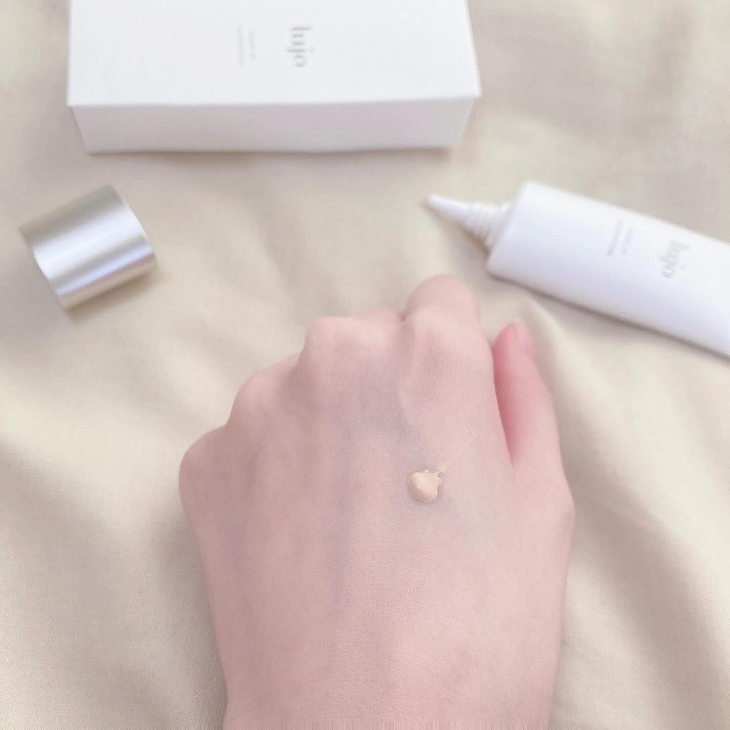 クリアアップ ファンデーション/lujo/クリーム・エマルジョンファンデーションを使ったクチコミ(2枚目)