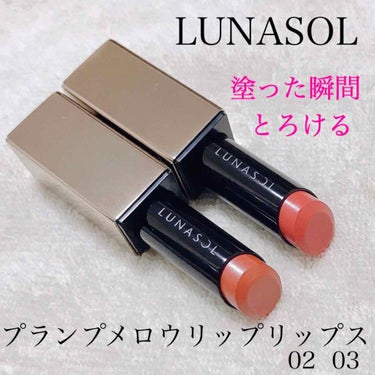 プランプメロウリップス 03 Pink Cashmere/LUNASOL/口紅を使ったクチコミ（1枚目）