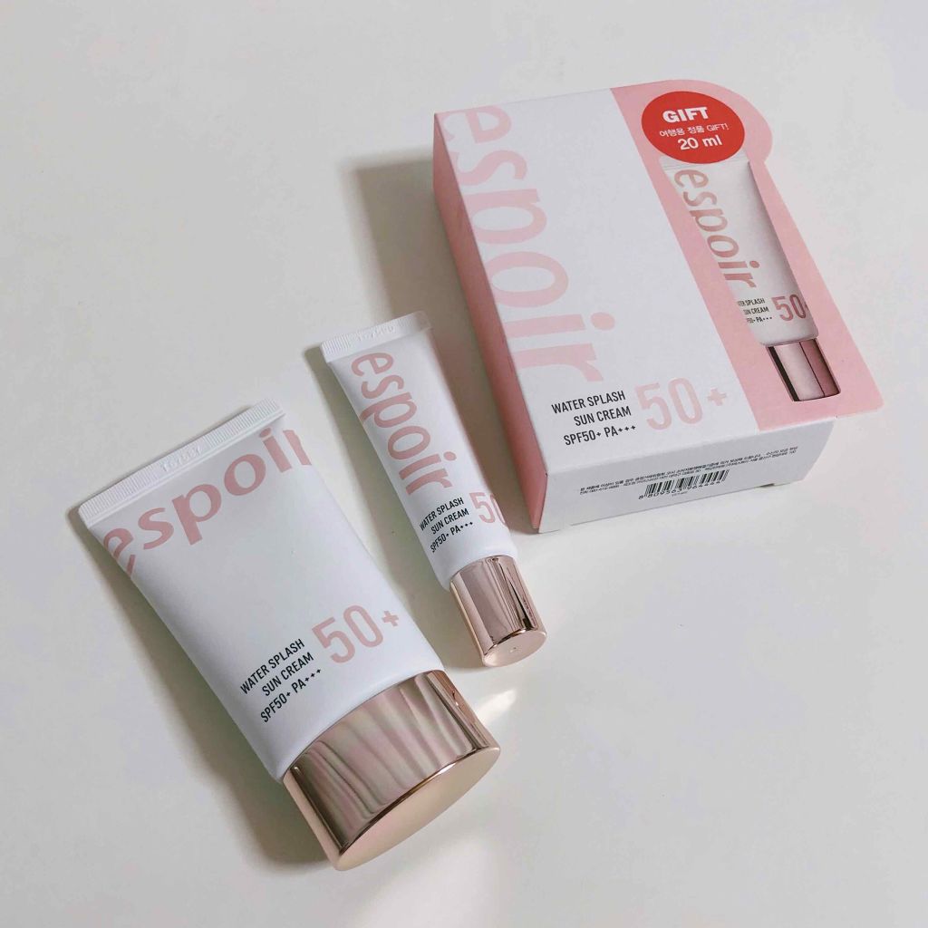 ウォータースプラッシュサンクリーム/espoir/化粧下地を使ったクチコミ(4枚目)