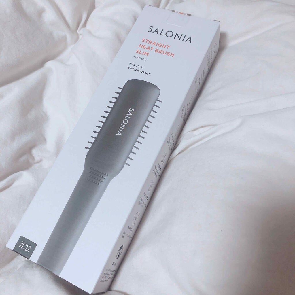 ストレートヒートブラシ スリム /SALONIA/ヒートブラシを使ったクチコミ（1枚目）