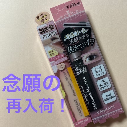 コンシーラーブロウマスカラ/キャンメイク/その他アイブロウを使ったクチコミ(1枚目)