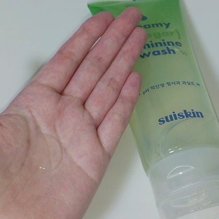 クリーミービネガーフェミニンウォッシュ/suiskin/ボディソープを使ったクチコミ(4枚目)