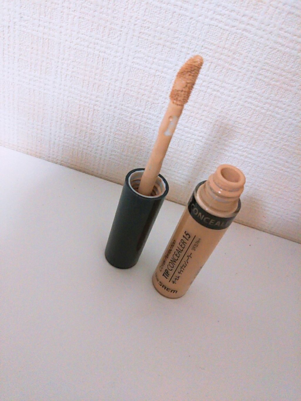 カバーパーフェクション チップコンシーラー/the SAEM/リキッドコンシーラーを使ったクチコミ(1枚目)