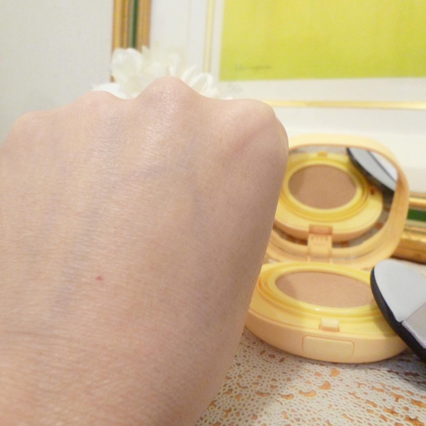 クラウドオールウェイズオン クッションファンデ ーション/FRESHO2/クッションファンデーションを使ったクチコミ（2枚目）