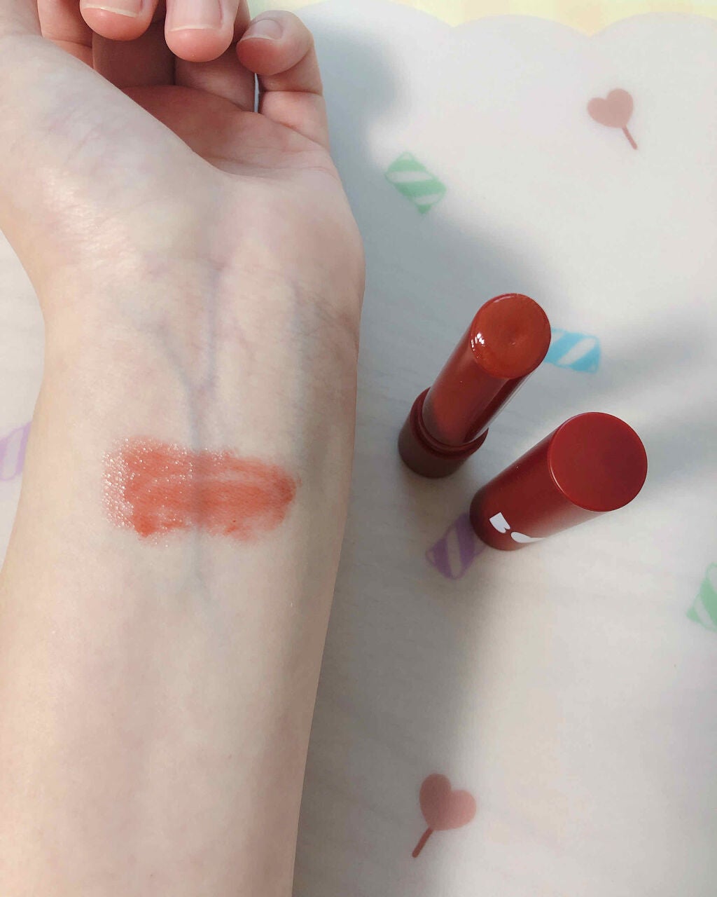 つやぷるリップR/b idol/口紅を使ったクチコミ(3枚目)