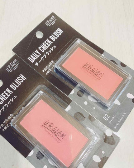 UR GLAM DAILY CHEEK BLUSH/U R GLAM/パウダーチークを使ったクチコミ(1枚目)