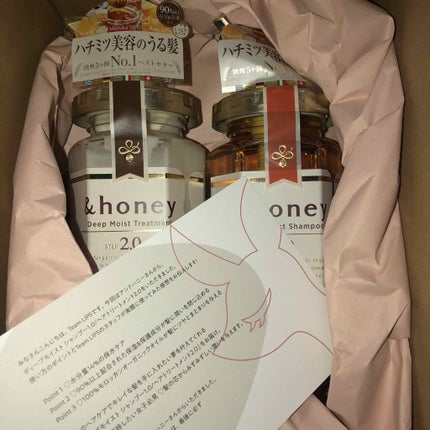 ディープモイスト シャンプー1.0/ヘアトリートメント2.0/&honey/市販シャンプーを使ったクチコミ(1枚目)