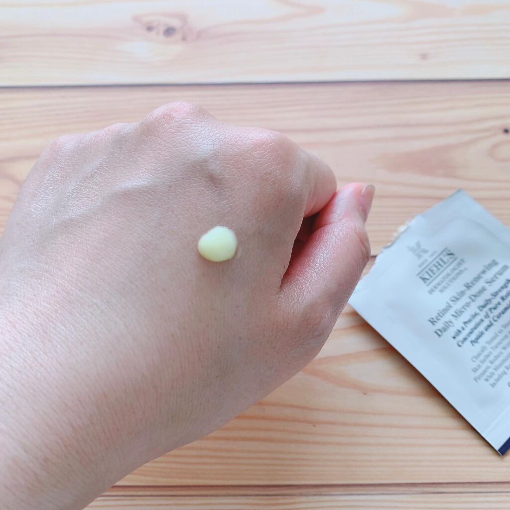 gumi【フォロバします♡】 on LIPS 「KIEHL’Sのレチノールセラムを使ってみた✨✼••┈┈••✼..」(2枚目)