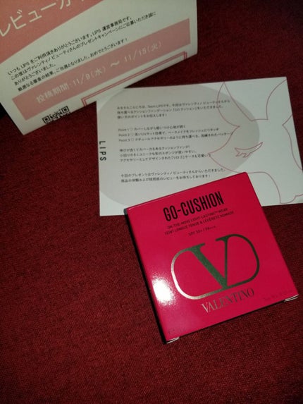 GO クッション/ヴァレンティノ ビューティ/クッションファンデーションを使ったクチコミ(1枚目)