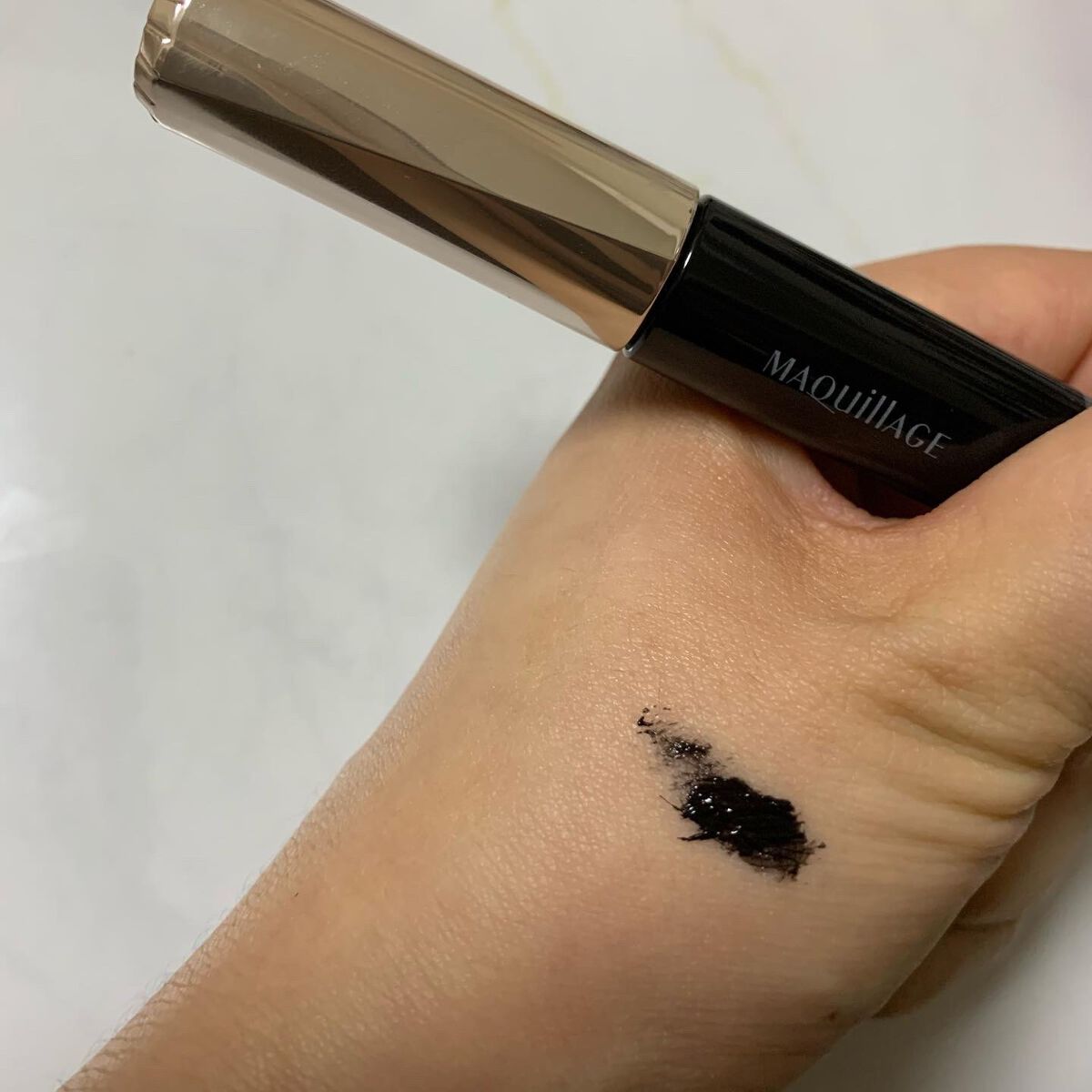 ドラマティックエッセンスマスカラ (ロング&カール)/マキアージュ/マスカラを使ったクチコミ(4枚目)