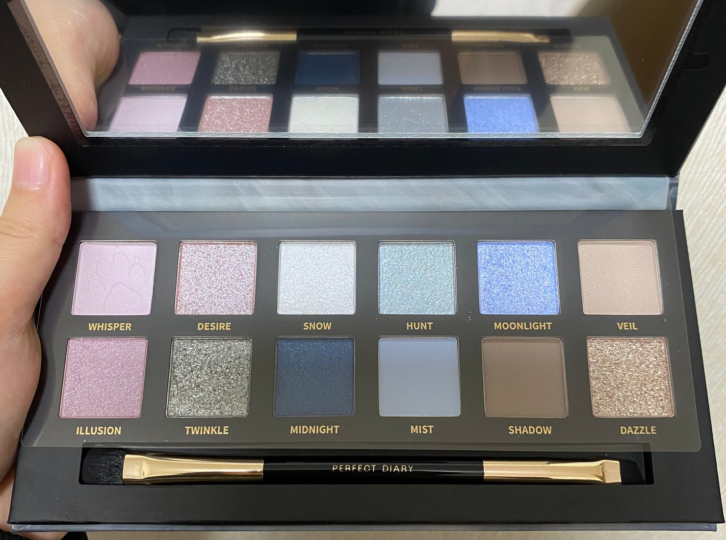 エクスプローラ12色 動物アイシャドウパレット/PERFECT DIARY/アイシャドウパレットを使ったクチコミ(3枚目)