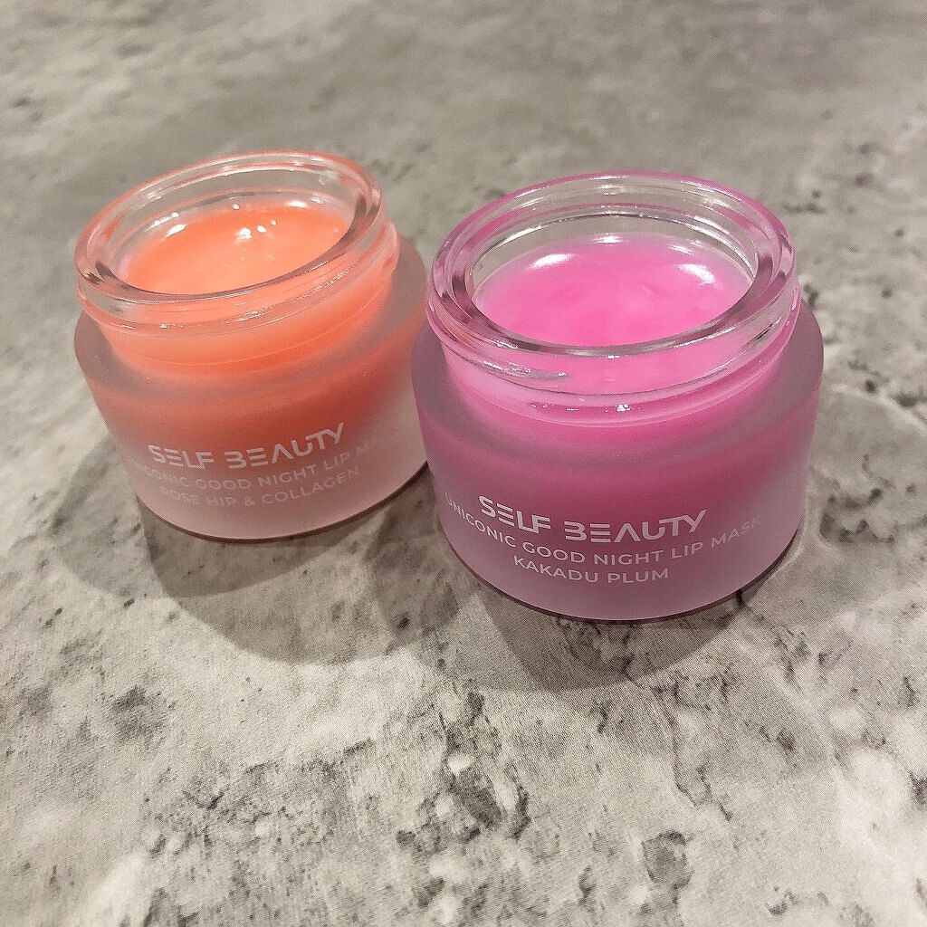 ユニコーングッドナイトリップマスク カカドゥプラム/SELF BEAUTY/リップマスクを使ったクチコミ（2枚目）