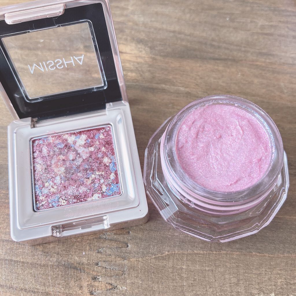 グリッタープリズム シャドウ/MISSHA/グリッターを使ったクチコミ（3枚目）