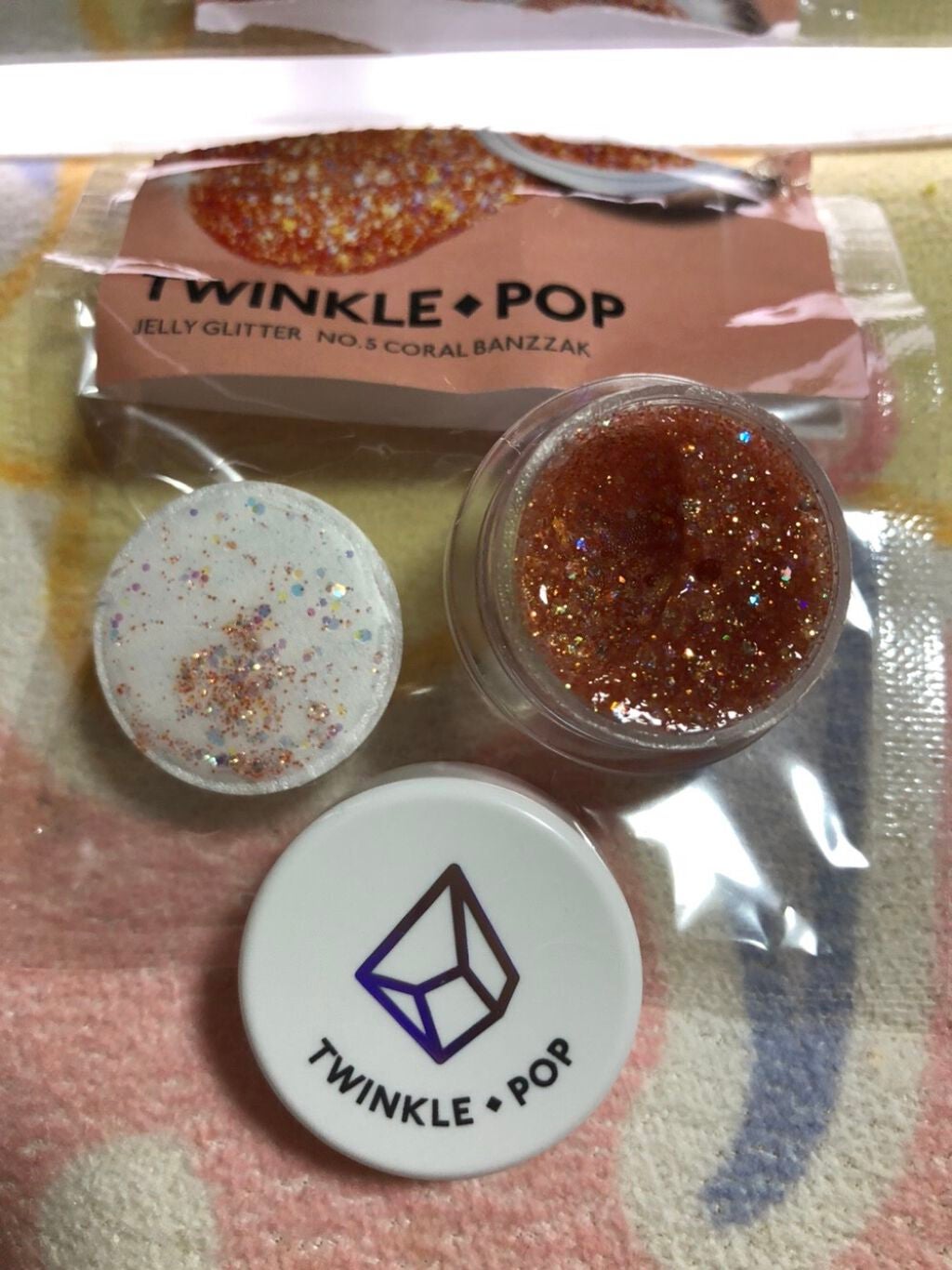 twinkle pop jelly Glitter/CLIO/ジェル・クリームアイシャドウを使ったクチコミ(9枚目)