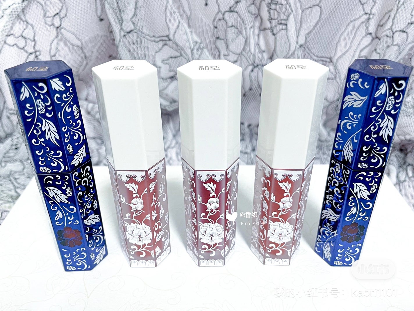 青花釉里紅リップ/和玺/口紅を使ったクチコミ(3枚目)