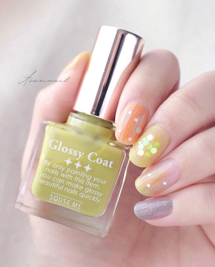 #セルフネイル,#ショートネイル,#簡単ネイル,#マニキュアネイル,#ちゅるんネイル,#春ネイル,#ホログラムネイル,#ニュアンスネイルのネイルデザイン