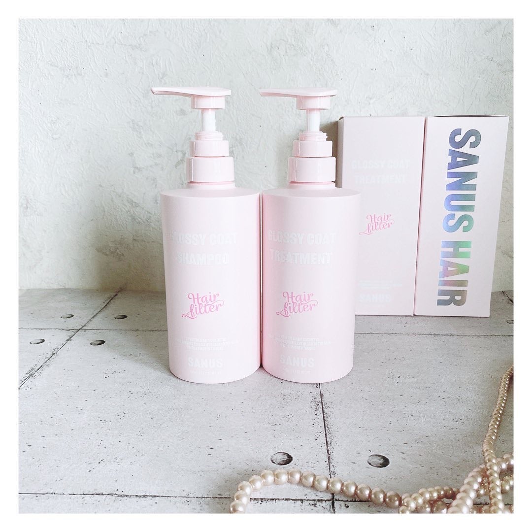 GLOSSY COAT SHAMPOO / TREATMENT/SANUS HAIR FILTER/市販シャンプーを使ったクチコミ(1枚目)