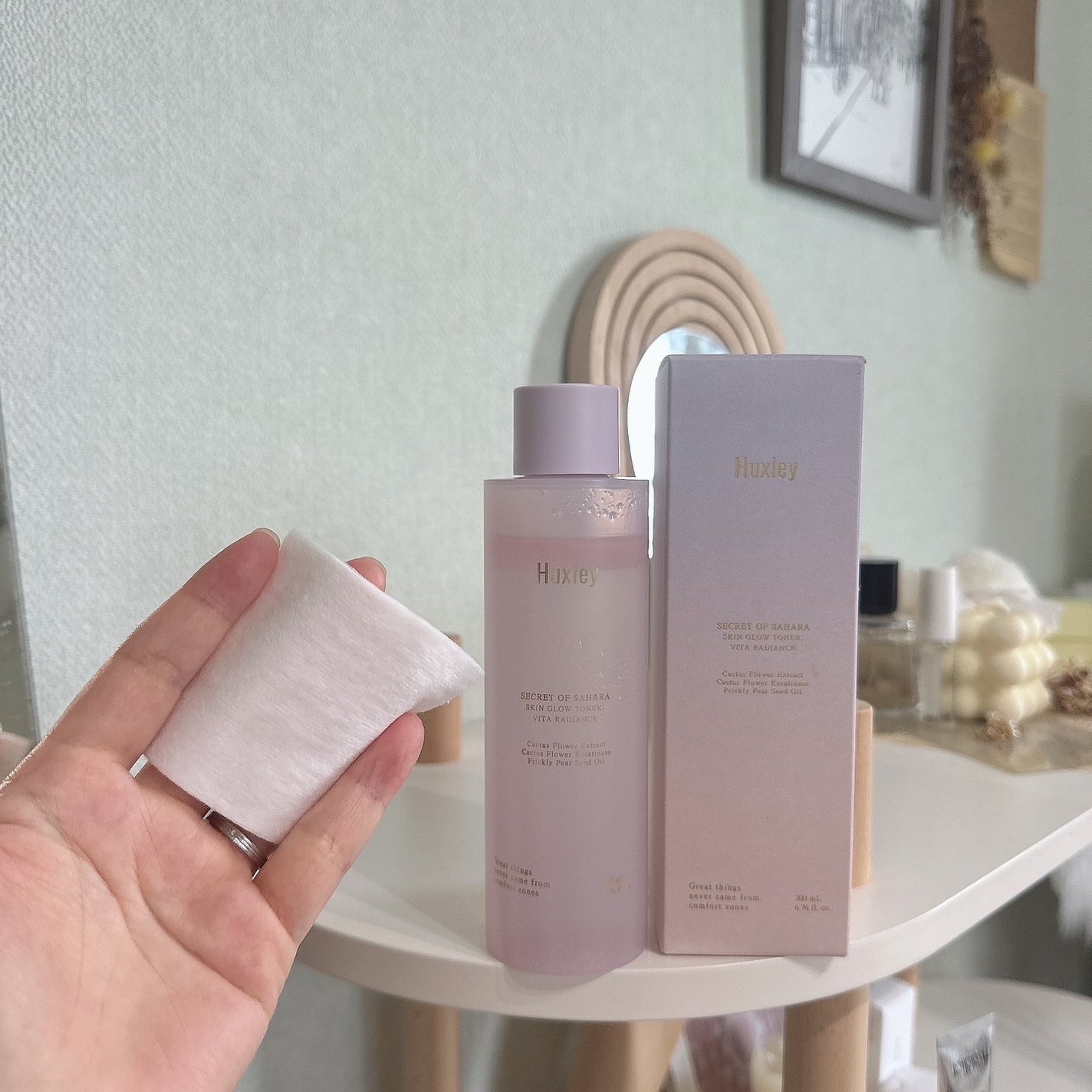 スキングロウトナー ビタラディアンス/Huxley/化粧水を使ったクチコミ(3枚目)