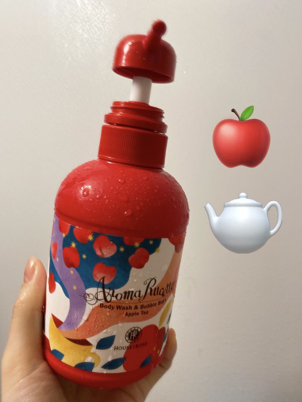 アロマルセット ボディウォッシュ＆バブルバス AT(アップルティーの香り)/ハウス オブ ローゼ/ボディソープを使ったクチコミ（1枚目）