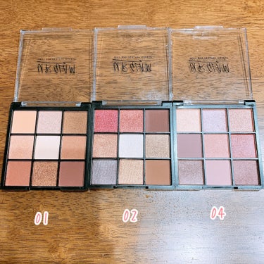 UR GLAM　BLOOMING EYE COLOR PALETTE/U R GLAM/パウダーアイシャドウを使ったクチコミ（2枚目）