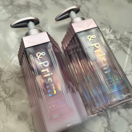 ミラクル シャイン シャンプー/ヘアトリートメント/&Prism/市販シャンプーを使ったクチコミ(1枚目)