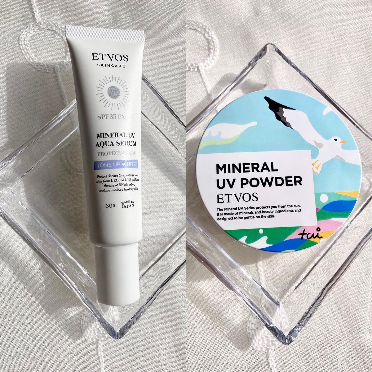 ミネラルUVアクアセラム/エトヴォス/美容液を使ったクチコミ(4枚目)