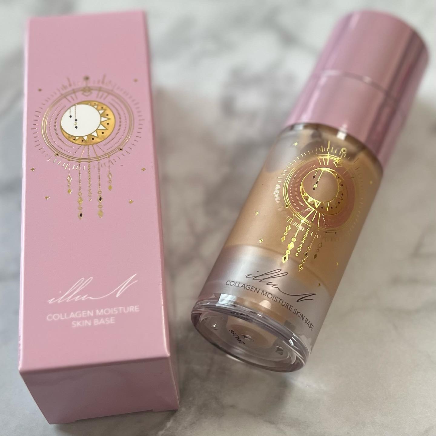 コラーゲンモイスチャースキンベース/illuN/化粧下地を使ったクチコミ（2枚目）