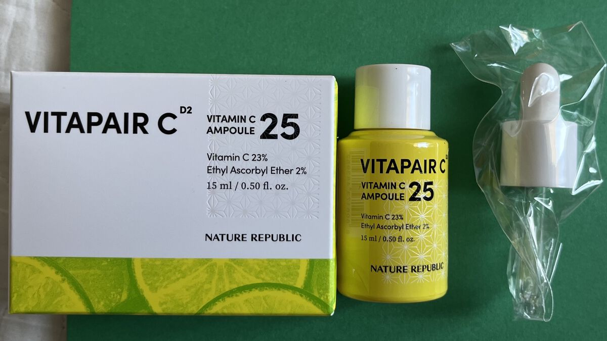 ビタペアC ビタミンC25アンプル/ネイチャーリパブリック/美容液を使ったクチコミ（2枚目）