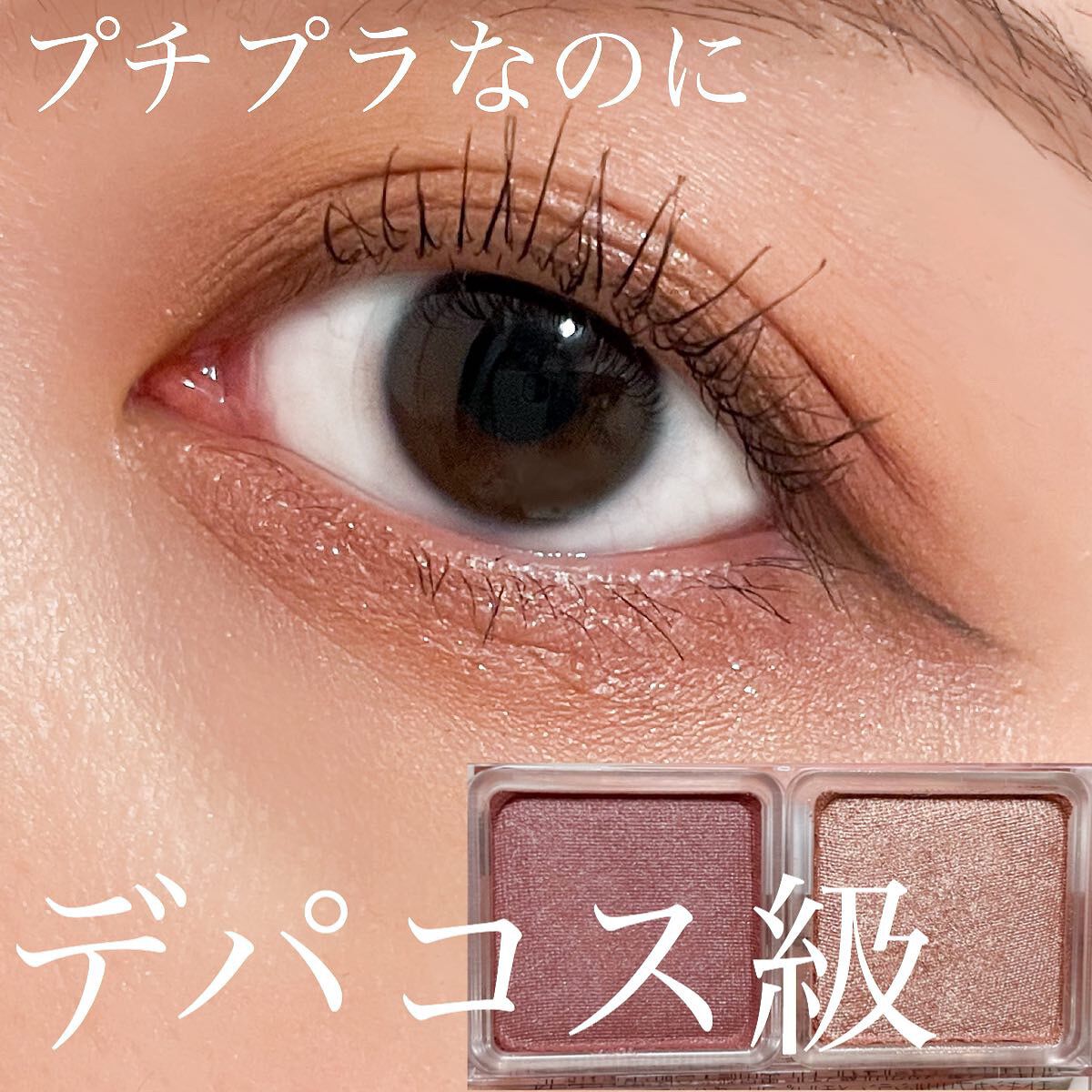 ツイン カラー アイシャドウ/ちふれ/アイシャドウパレットを使ったクチコミ(1枚目)