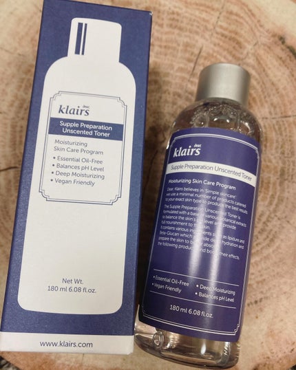サプルプレパレーションアンセンテッドトナー(180ml)/Klairs/化粧水を使ったクチコミ(1枚目)