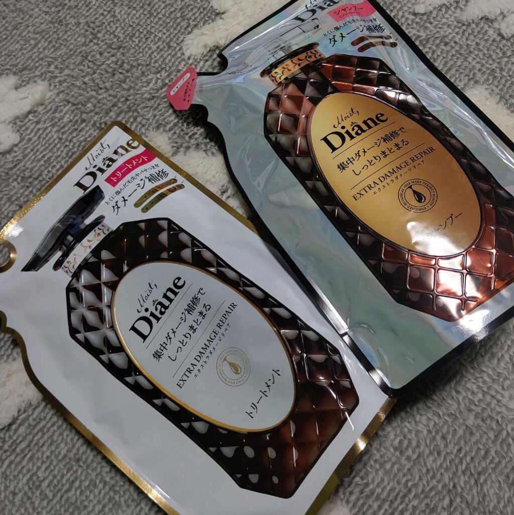 パーフェクトビューティ モイストダイアン エクストラダメージリペア シャンプー/トリートメント/ダイアン/市販シャンプーを使ったクチコミ(4枚目)