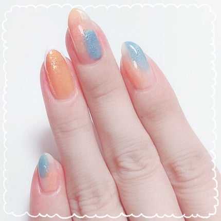 ネイルホリック Juicy color OR211/ネイルホリック/マニキュアを使ったクチコミ(2枚目)