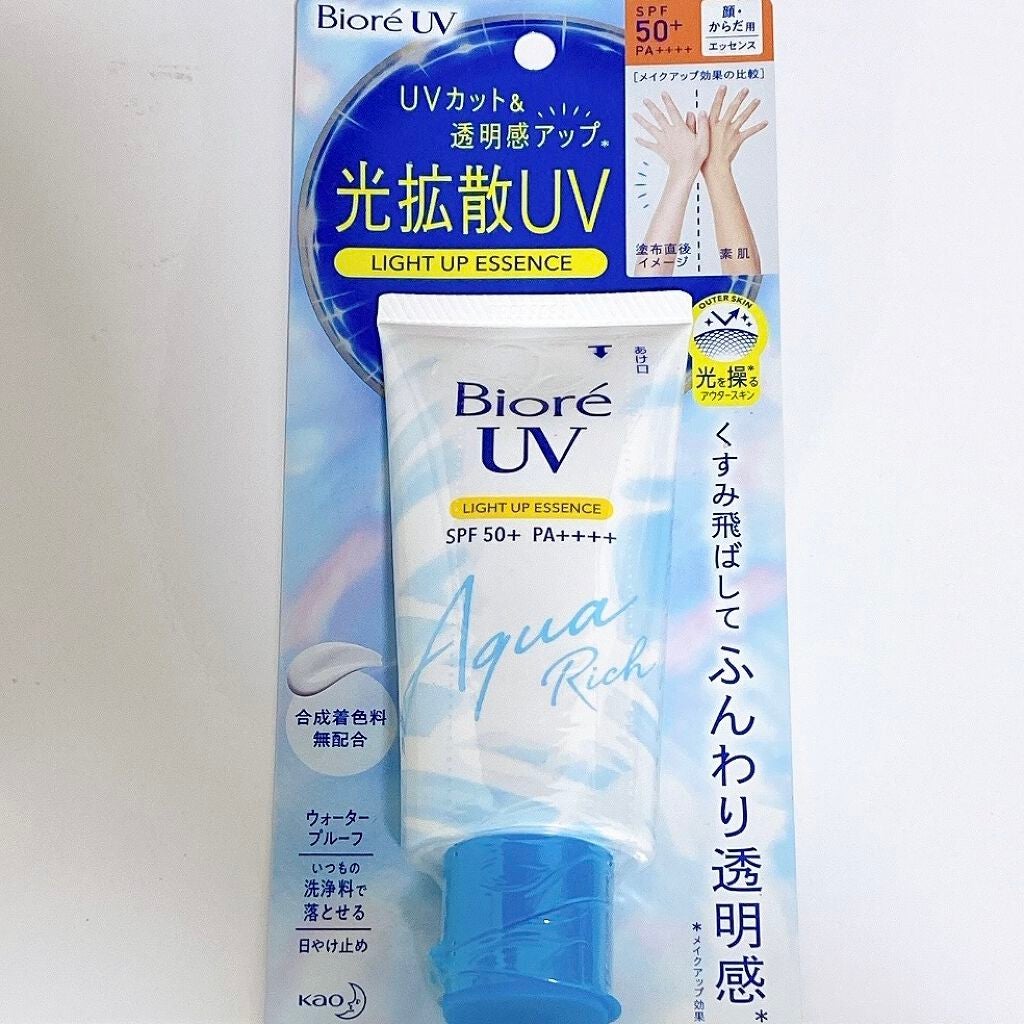 ビオレUV アクアリッチ ライトアップエッセンス/ビオレ/日焼け止めクリームを使ったクチコミ(1枚目)