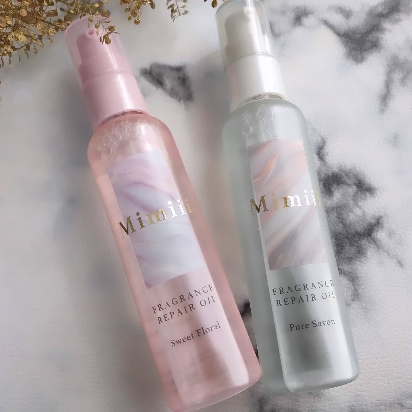 Mimiii フレグランスリペアオイル ピュアサボン/Cue's/ヘアオイルを使ったクチコミ（2枚目）