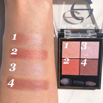 リアルクローズシャドウ/excel/アイシャドウパレットを使ったクチコミ(2枚目)