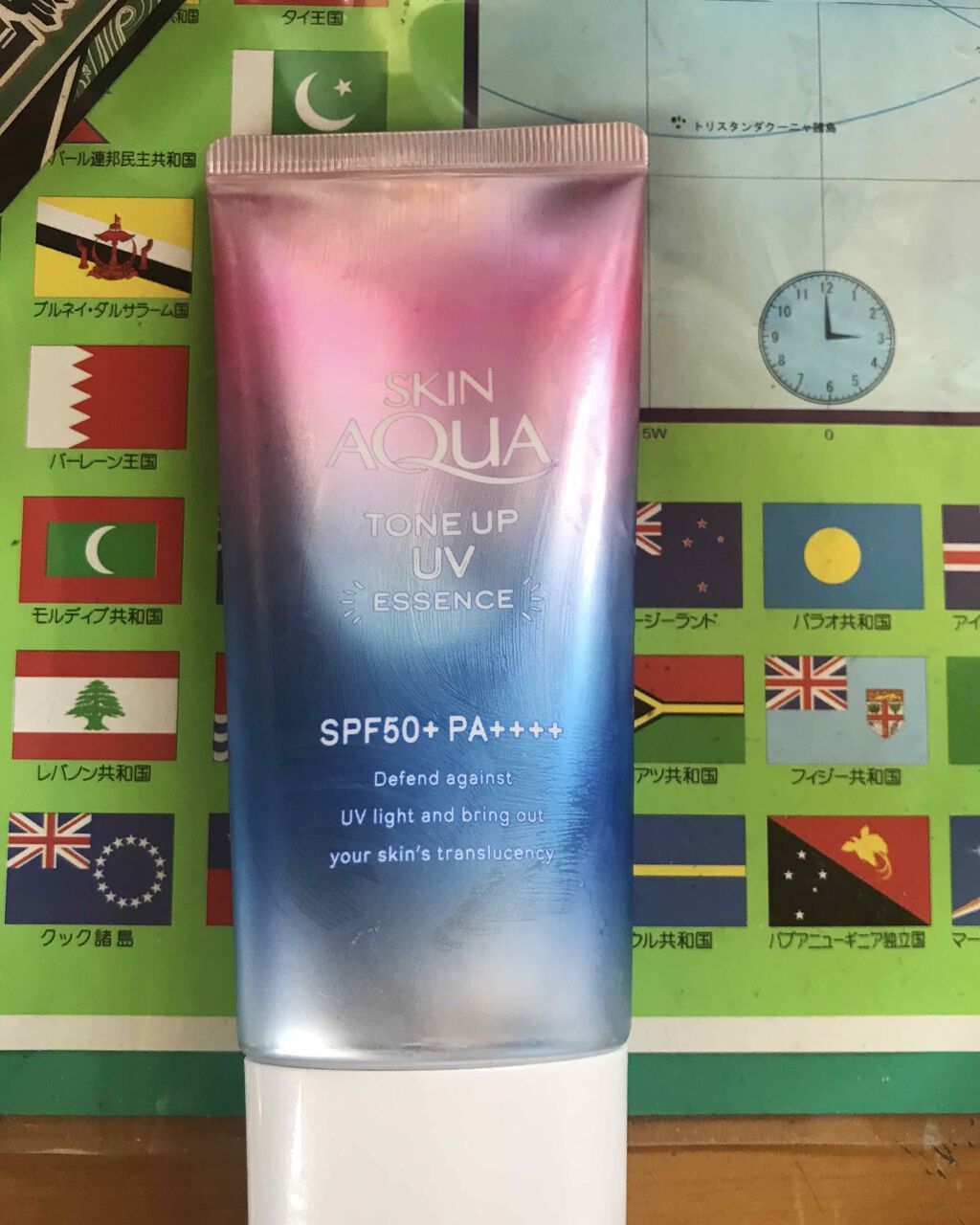 スキンアクア トーンアップUVエッセンス/スキンアクア/日焼け止めクリームを使ったクチコミ(1枚目)