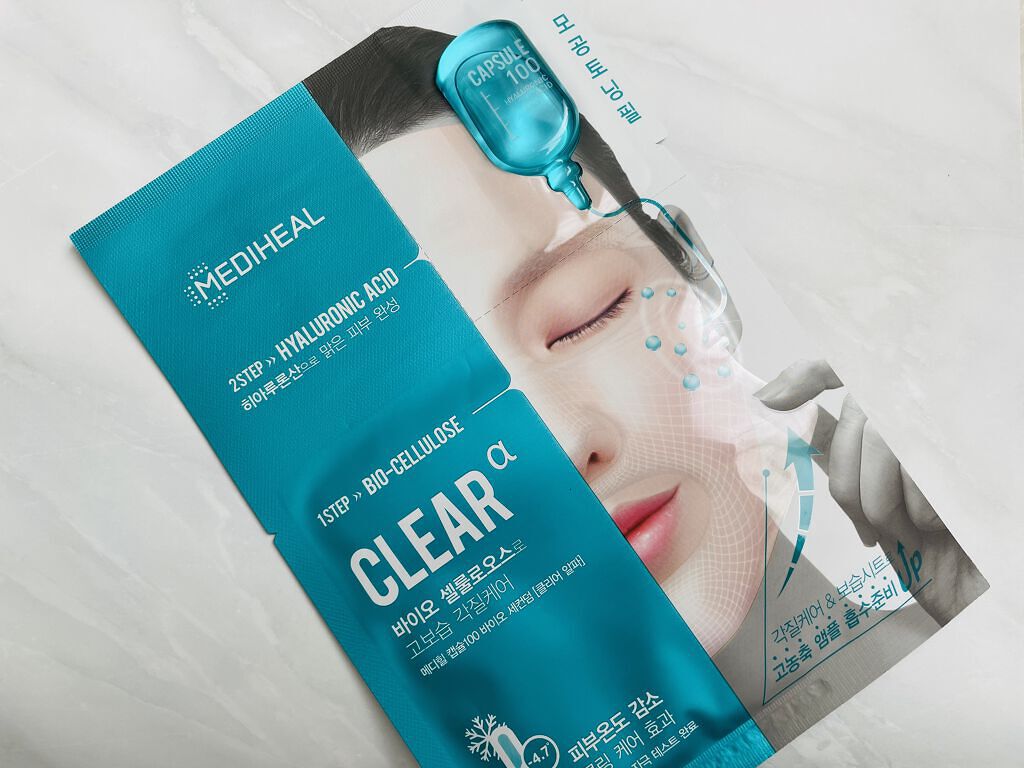 カプセル100 バイオセカンダーム クリア アルファ/MEDIHEAL/シートマスク・パックを使ったクチコミ（1枚目）