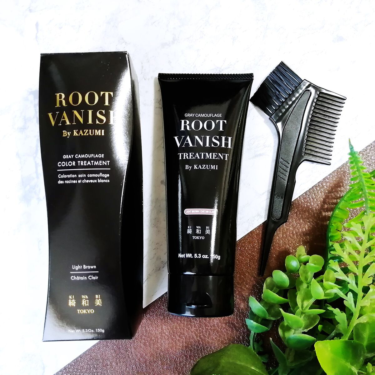 ROOT VANISH 白髪染めカラーシャンプー/ トリートメント/綺和美/市販シャンプーを使ったクチコミ(1枚目)