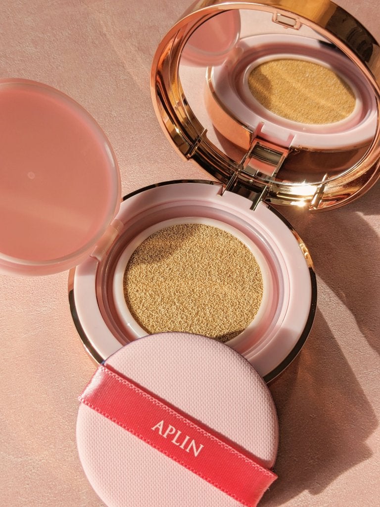 ピンクティーツリーカバーアップグロウクッション/APLIN/クッションファンデーションを使ったクチコミ(4枚目)