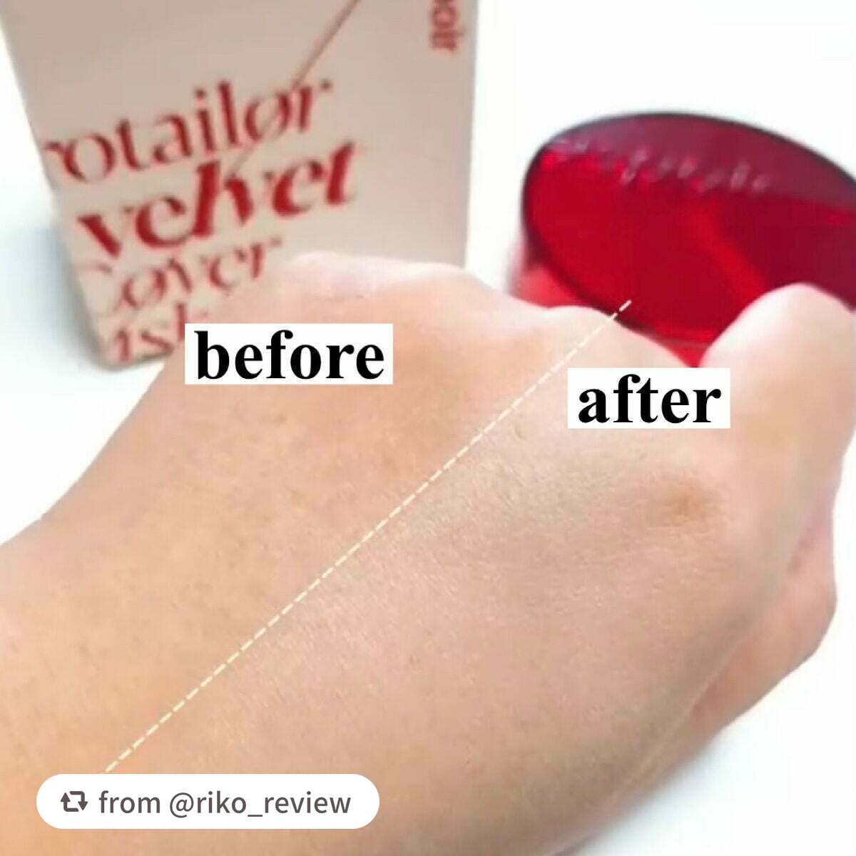 プロテーラービーベルベットカバークッション/espoir/クッションファンデーションを使ったクチコミ(2枚目)