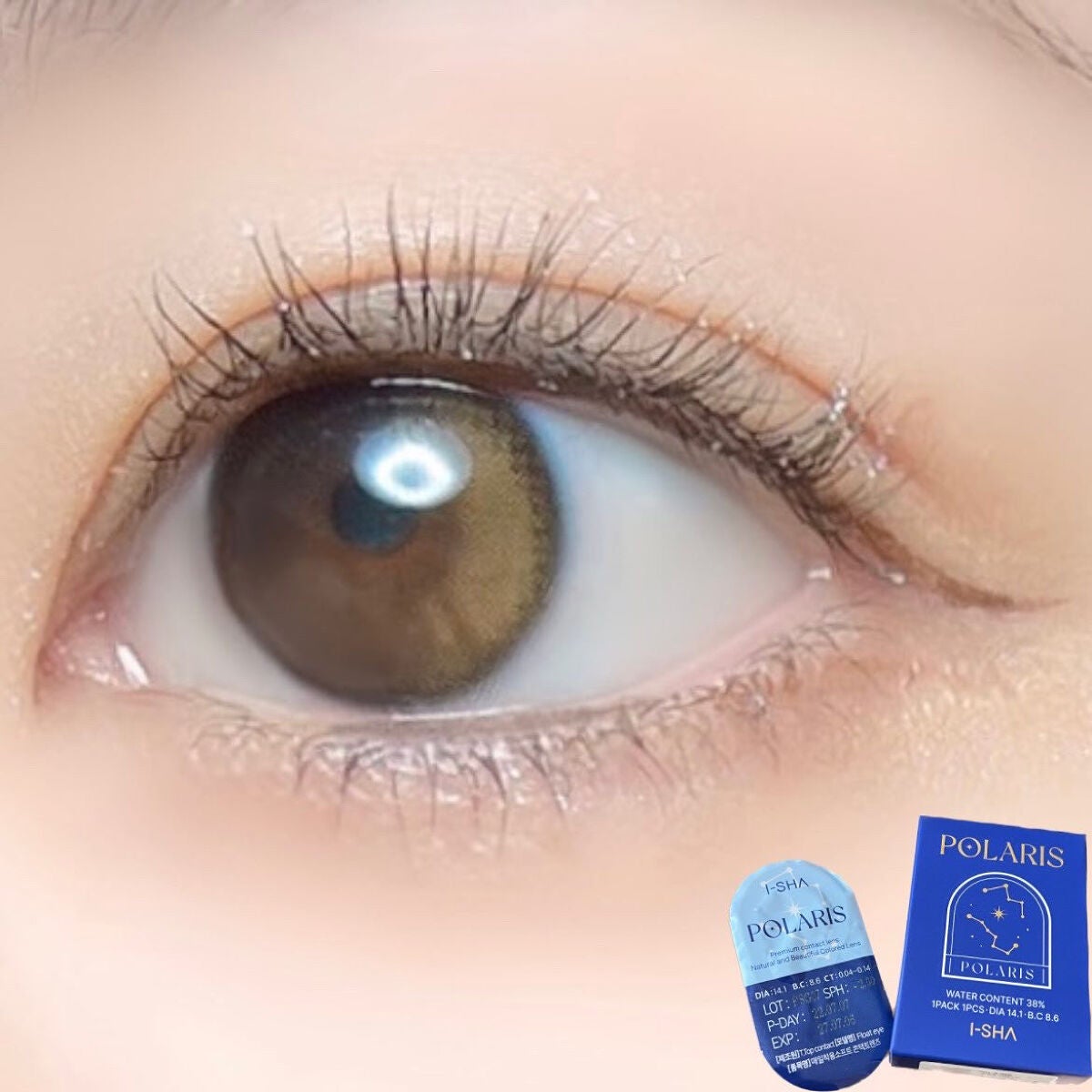 POLARIS/i-sha/カラーコンタクトレンズを使ったクチコミ(9枚目)